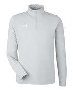 Men's Team Tech Quarter-Zip Pullover - Mod Grey Light Heather/ White