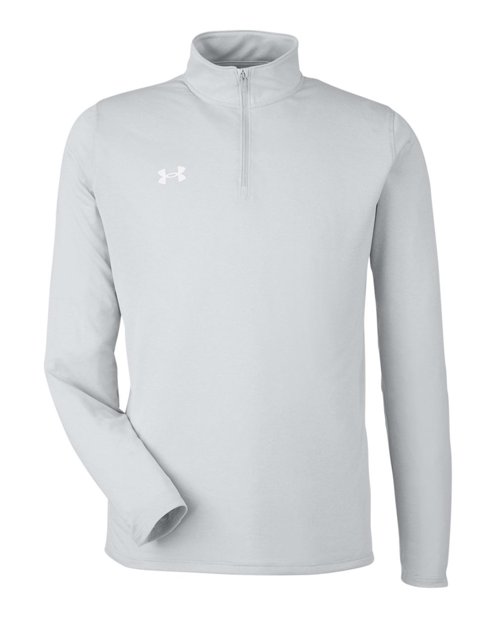 Men's Team Tech Quarter-Zip Pullover - Mod Grey Light Heather/ White