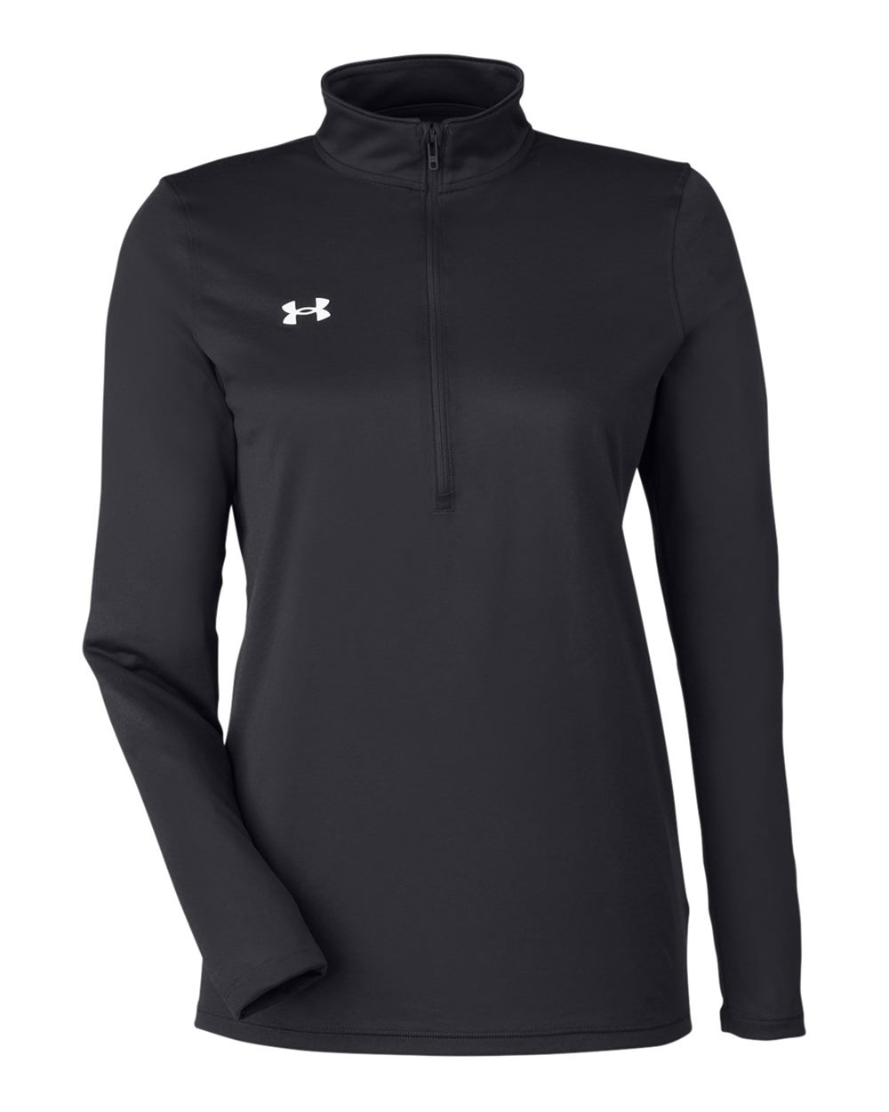 Women's Team Tech Half-Zip Pullover - Black/ White