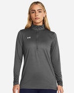 Women's Team Tech Half-Zip Pullover - Castlerock/ White