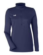 Women's Team Tech Half-Zip Pullover - Midnight Navy/ White