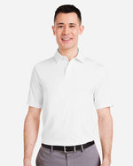 Men's Recycled Polo - White/ White