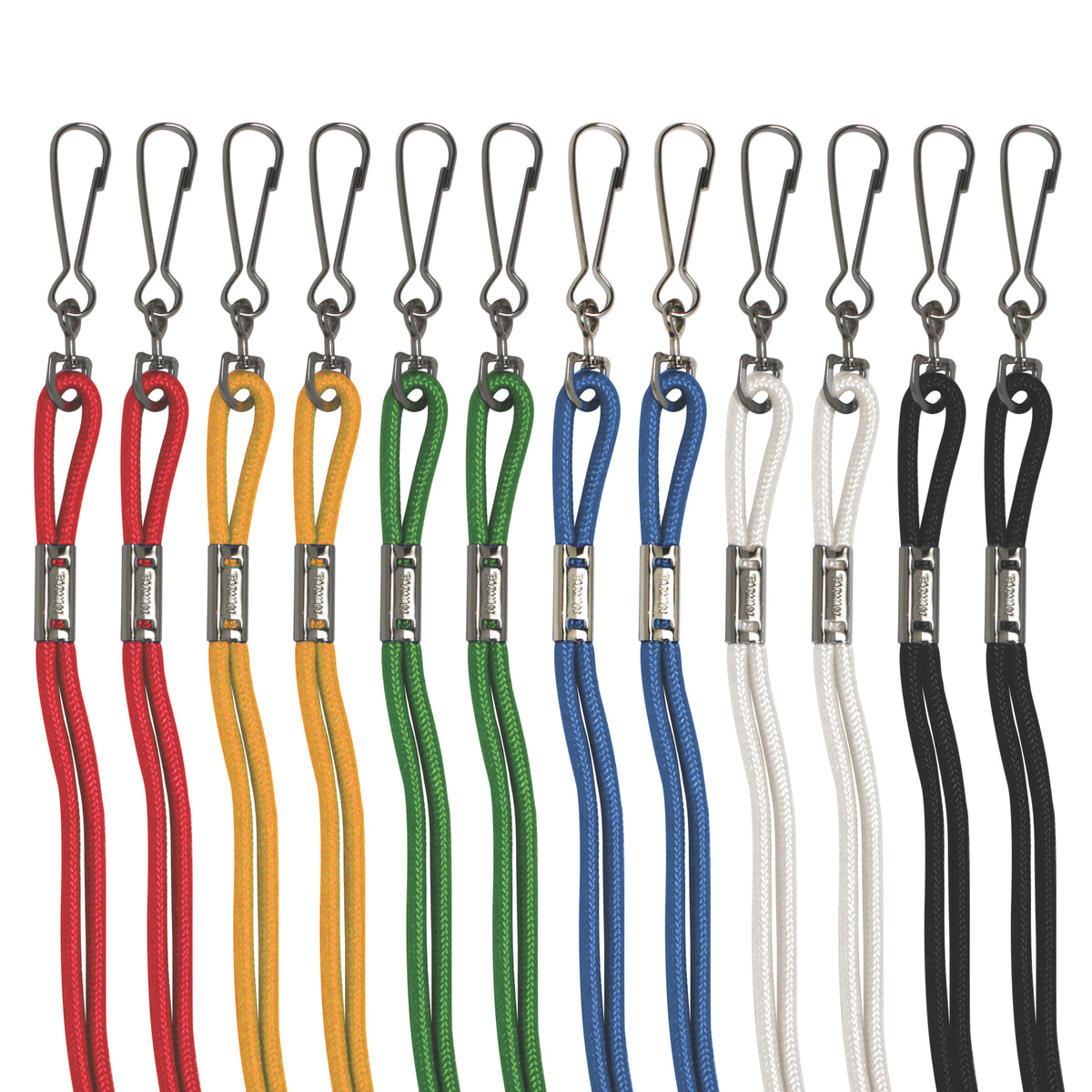 Champion Sports Heavy-Duty Nylon Lanyards - Dozen - Assorted