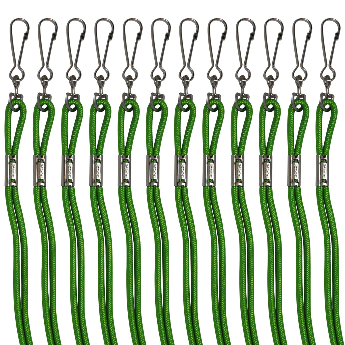 Champion Sports Heavy-Duty Nylon Lanyards - Dozen - Green