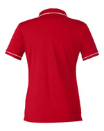 Women's Tipped Teams Performance Polo - Red/ White