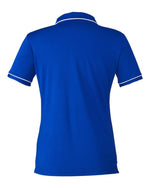 Women's Tipped Teams Performance Polo - Royal/ White