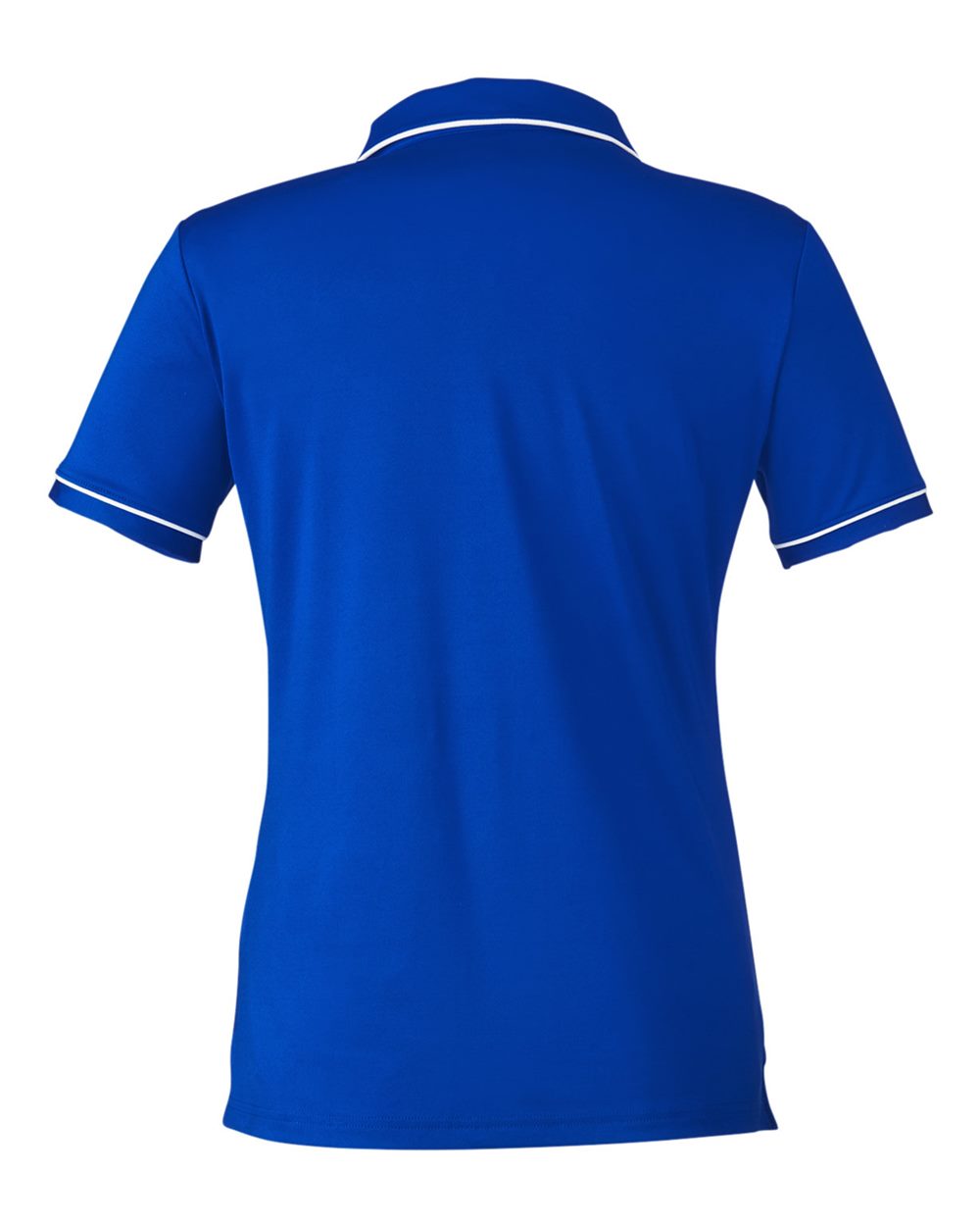 Women's Tipped Teams Performance Polo - Royal/ White