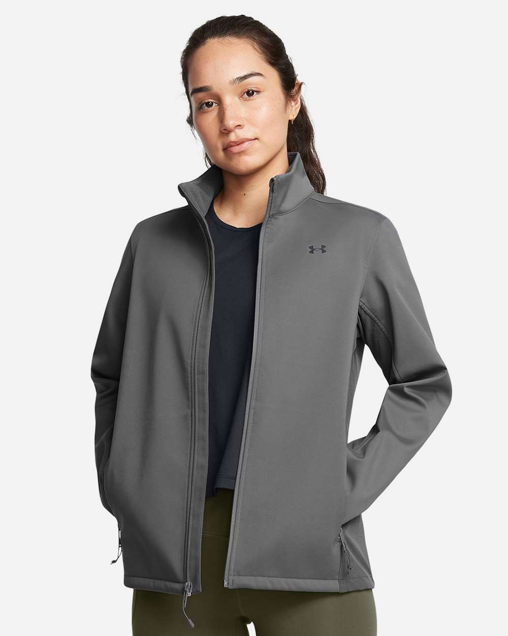 Women's ColdGear Infrared Shield 2.0 Jacket - Castlerock/ Black