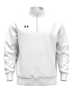 Men's Rival Fleece Quarter-Zip Pullover - White/ Black