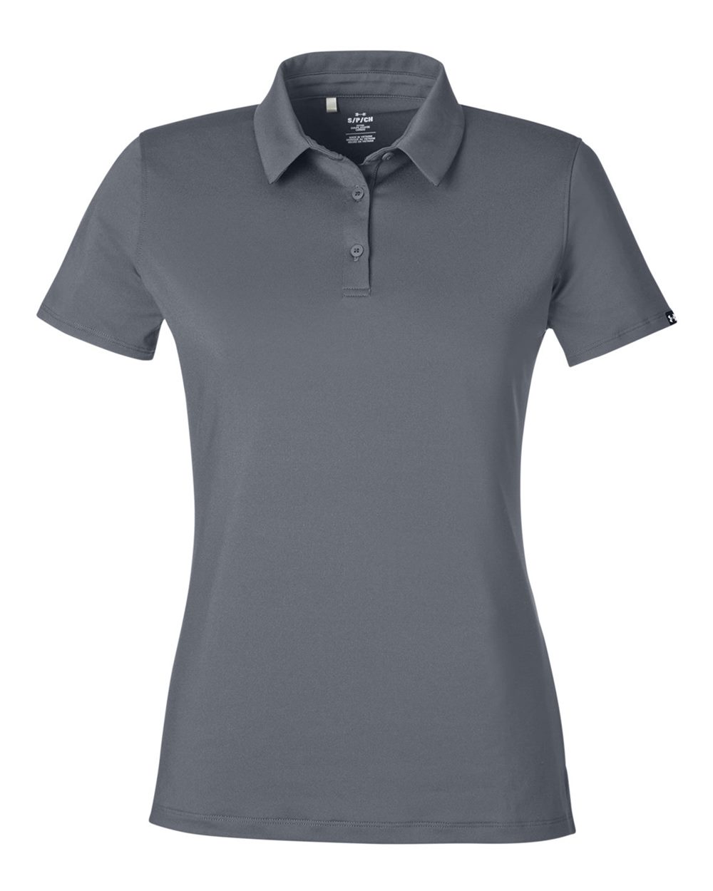 Women's Recycled Polo - Castlerock/ White