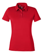 Women's Recycled Polo - Red/ White