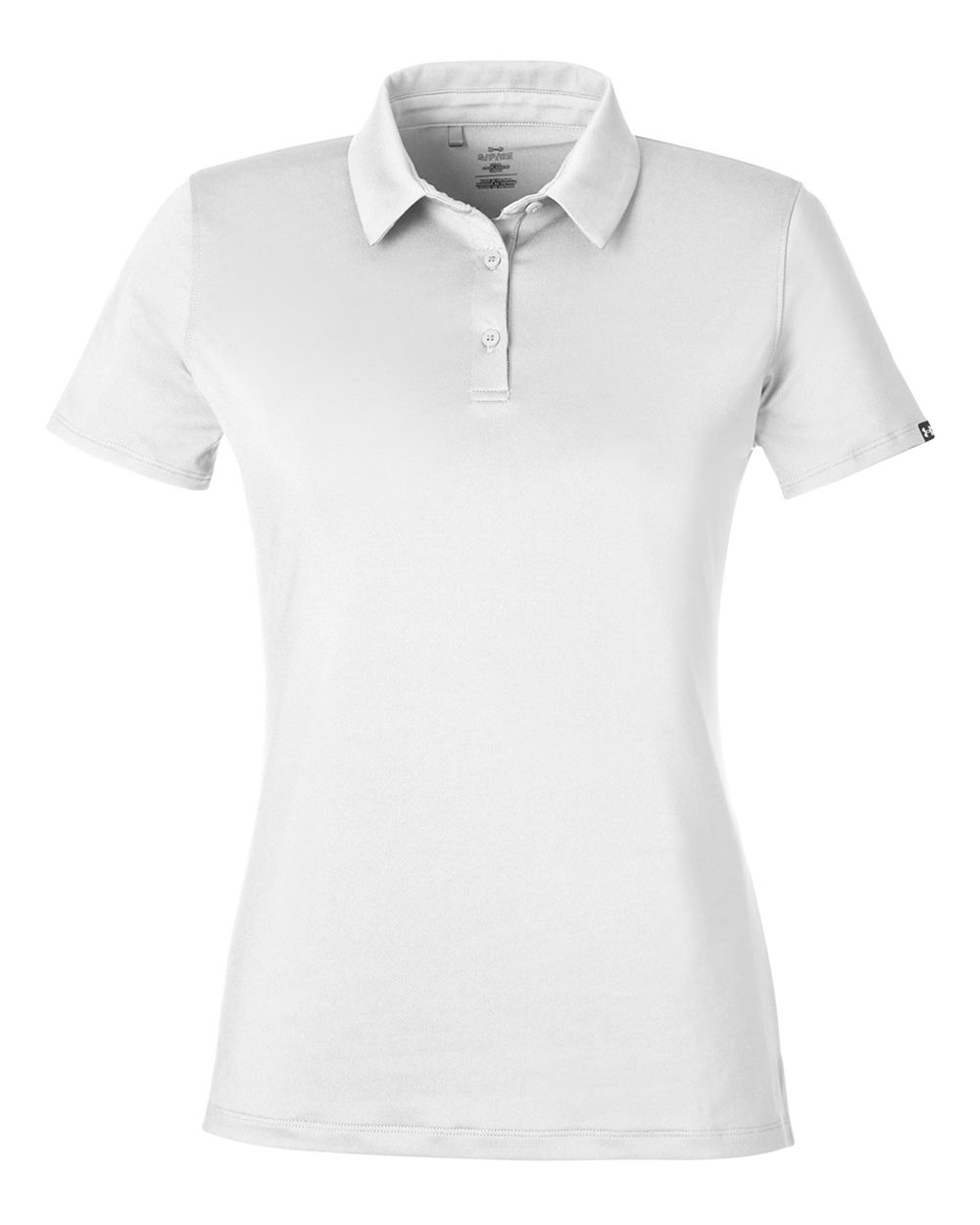 Women's Recycled Polo - White/ White