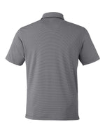 Men's Destin Drive "UA Playoff Team Stripe" Performance Polo - Black/ White