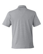 Men's Destin Drive "UA Playoff Team Stripe" Performance Polo - Mod Grey/ White