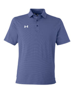 Men's Destin Drive "UA Playoff Team Stripe" Performance Polo - Royal/ White
