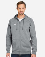 Men's Rival Fleece Full-Zip - CS Grey Light Heather/ White