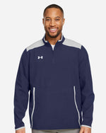 Men's Motivate 3.0 Quarter-Zip Pullover - Midnight Navy/ White