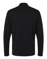 Men's Textured Stripe Quarter-Zip Pullover - Black