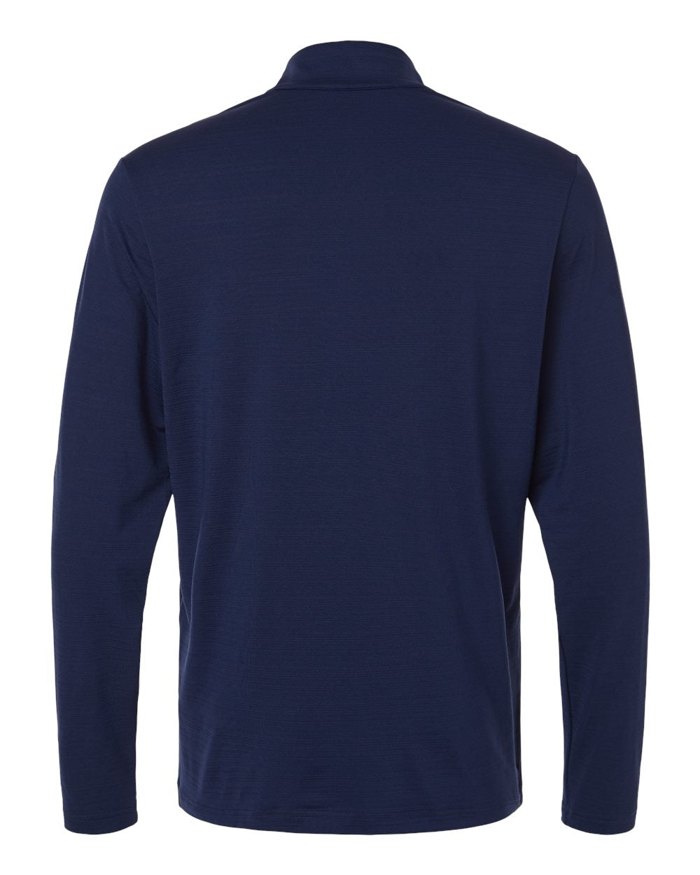 Men's Textured Stripe Quarter-Zip Pullover - Dark Blue
