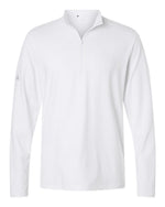 Men's Textured Stripe Quarter-Zip Pullover - White