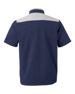 Men's Motivate 3.0 Short Sleeve Half-Zip - Midnight Navy/ White
