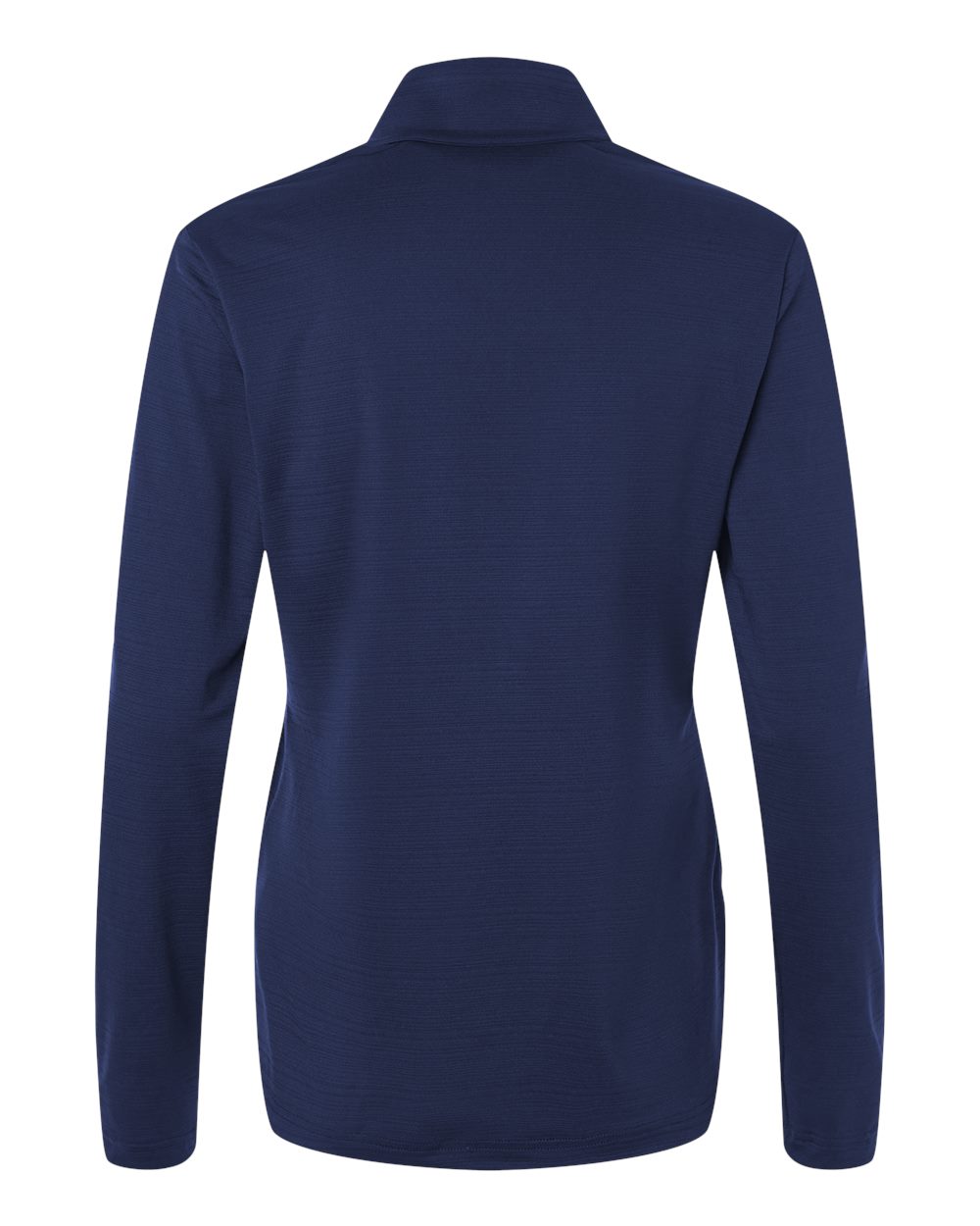 Women's Textured Stripe Quarter-Zip Pullover - Dark Blue