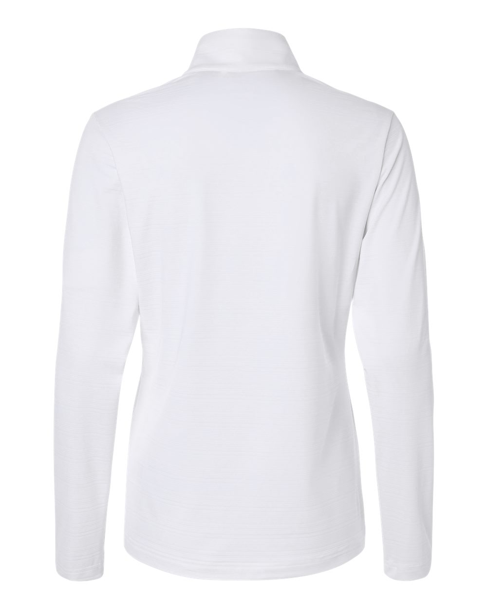 Women's Textured Stripe Quarter-Zip Pullover - White