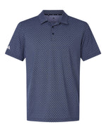 Men's 4-Way Stretch Printed Polo - Collegiate Navy