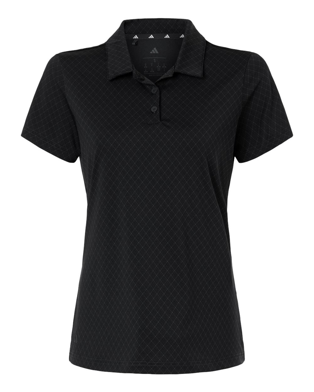 Women's 4-Way Stretch Printed Polo - Carbon