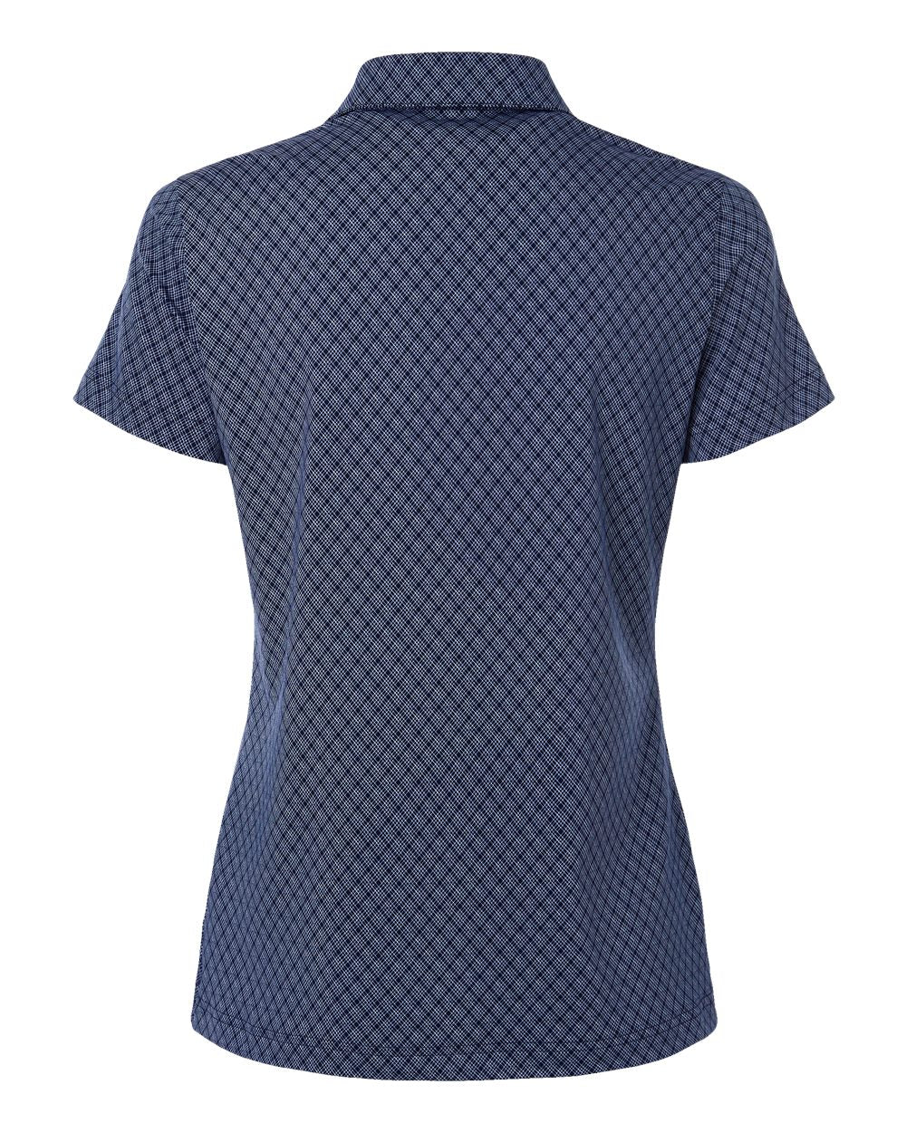 Women's 4-Way Stretch Printed Polo - Collegiate Navy
