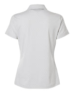 Women's 4-Way Stretch Printed Polo - White