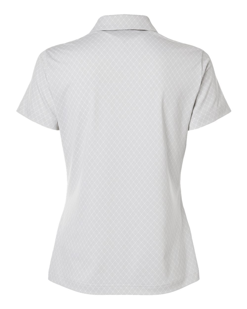 Women's 4-Way Stretch Printed Polo - White