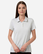 Women's 4-Way Stretch Printed Polo - White