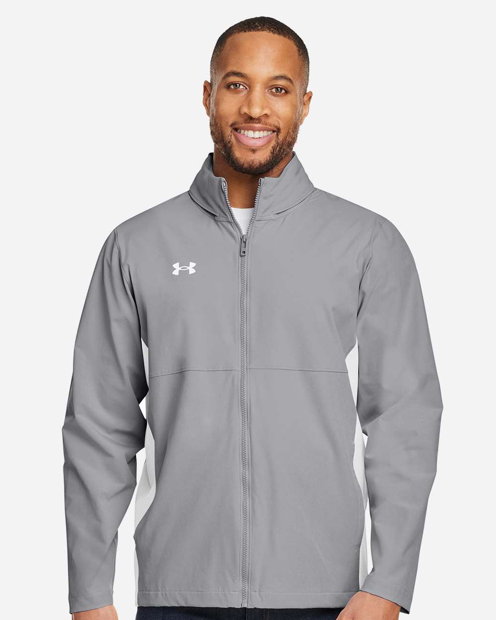 Men's Rival Stretch Jacket - Mod Grey/ White