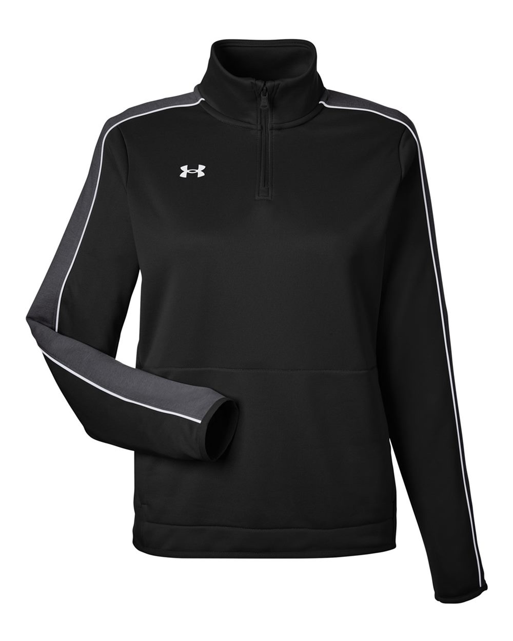 Women's Command 2.0 Quarter-Zip Pullover - Black/ White