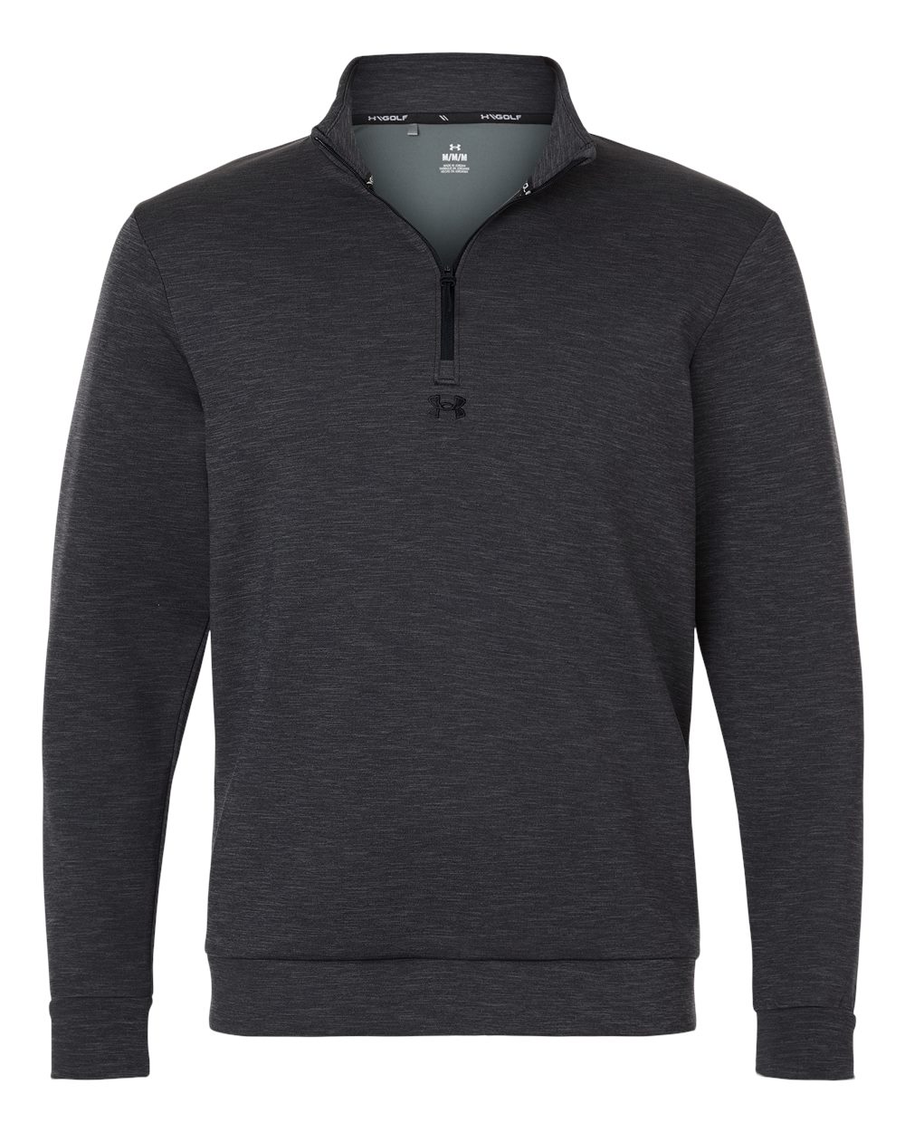 Men's Drive Midlayer Quarter-Zip Pullover - Black/ Black