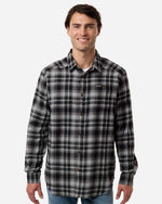 Men's Cornell Woods Flannel Shirt - Black Backland Tartan