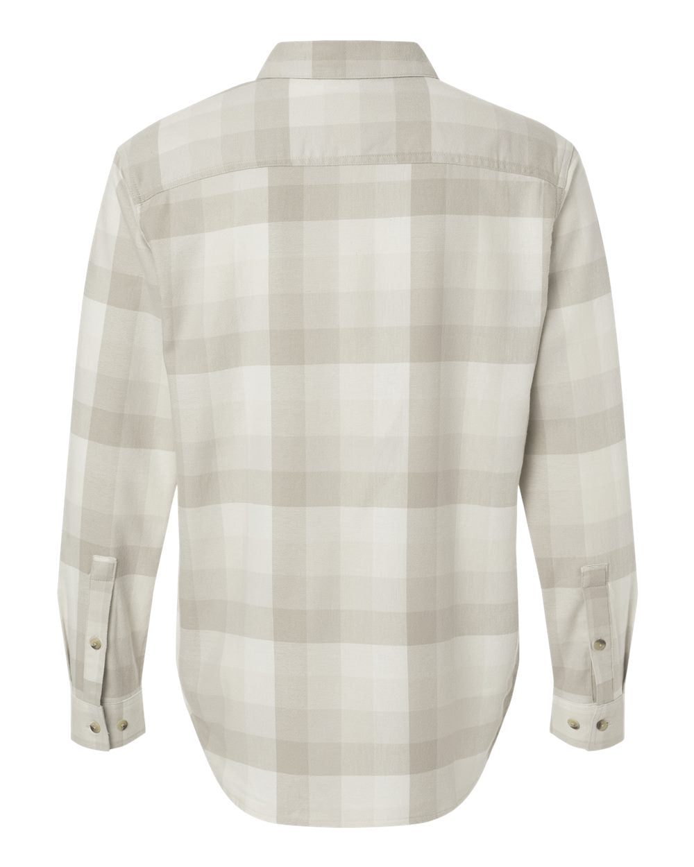 Men's Cornell Woods Flannel Shirt - Dark Stone Multi Buffalo Check