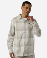 Men's Cornell Woods Flannel Shirt - Dark Stone Multi Buffalo Check