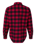 Men's Cornell Woods Flannel Shirt - Mountain Red Buffalo Check