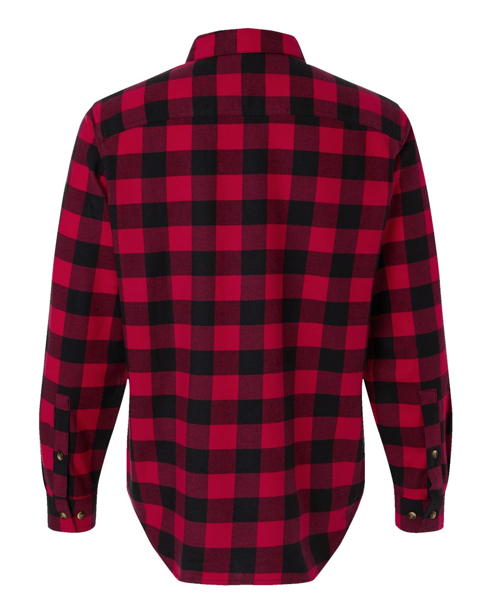 Men's Cornell Woods Flannel Shirt - Mountain Red Buffalo Check