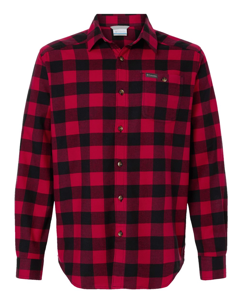 Men's Cornell Woods Flannel Shirt - Mountain Red Buffalo Check