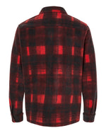 Men's Steens Mountain Printed Shirt Jacket II - Sail Red Omblur