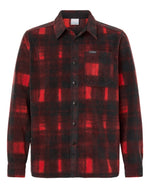 Men's Steens Mountain Printed Shirt Jacket II - Sail Red Omblur