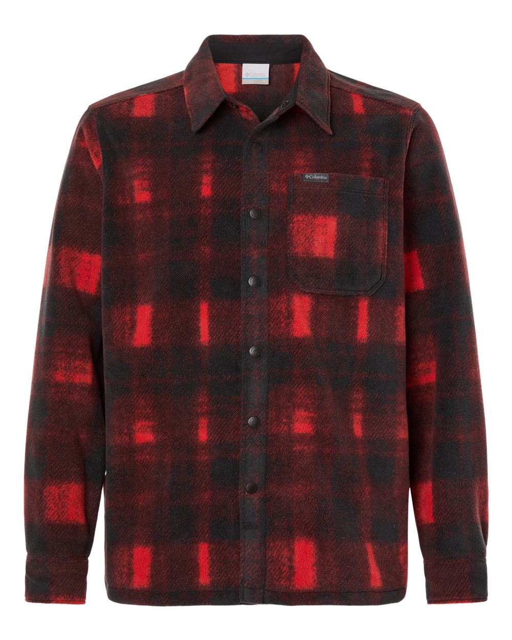 Men's Steens Mountain Printed Shirt Jacket II - Sail Red Omblur