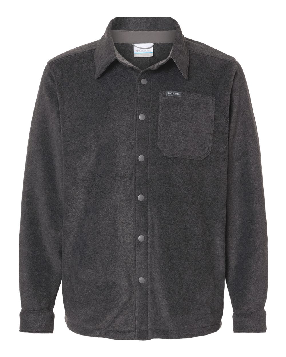 Men's Steens Mountain Solid Shirt Jacket - Charcoal Grey Heather