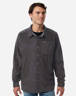 Men's Steens Mountain Solid Shirt Jacket - Charcoal Grey Heather