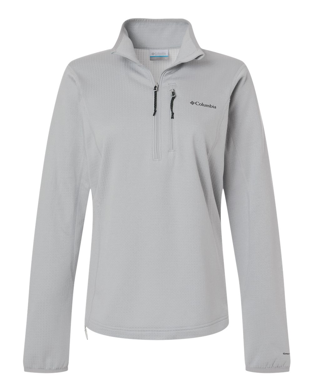 Women's Essential Hike Grid Fleece Half-Zip Pullover - Columbia Grey/ Columbia Grey