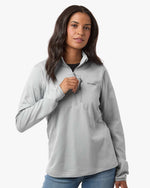 Women's Essential Hike Grid Fleece Half-Zip Pullover - Columbia Grey/ Columbia Grey