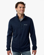 Men's Essential Hike Grid Fleece Full-Zip - Collegiate Navy